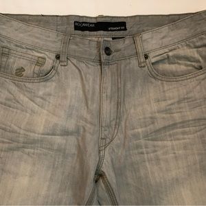Men’s Rocawear Heather Gray Straight Fit Jeans